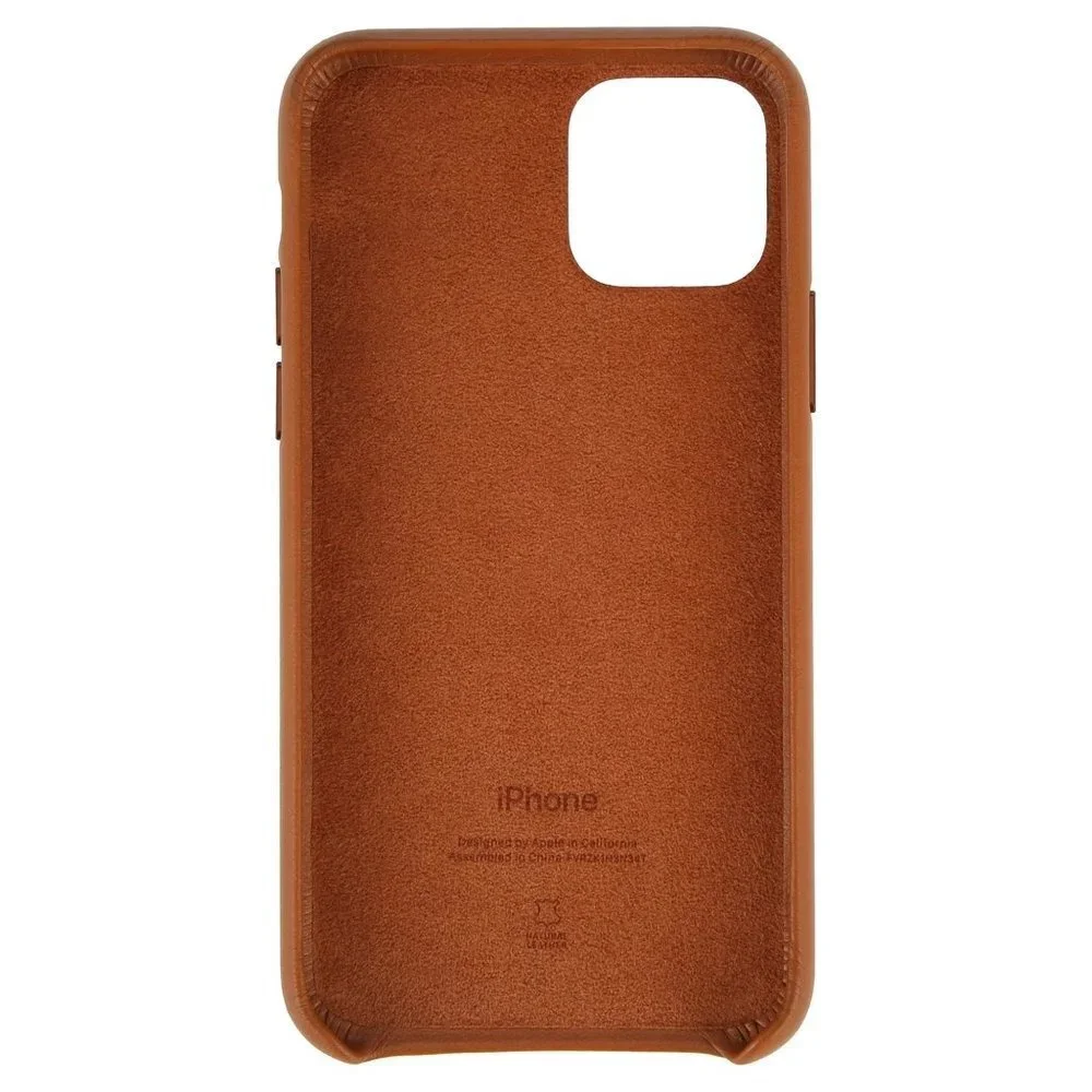 Apple iPhone 11 Pro Leather Case Saddle Brown Brand New